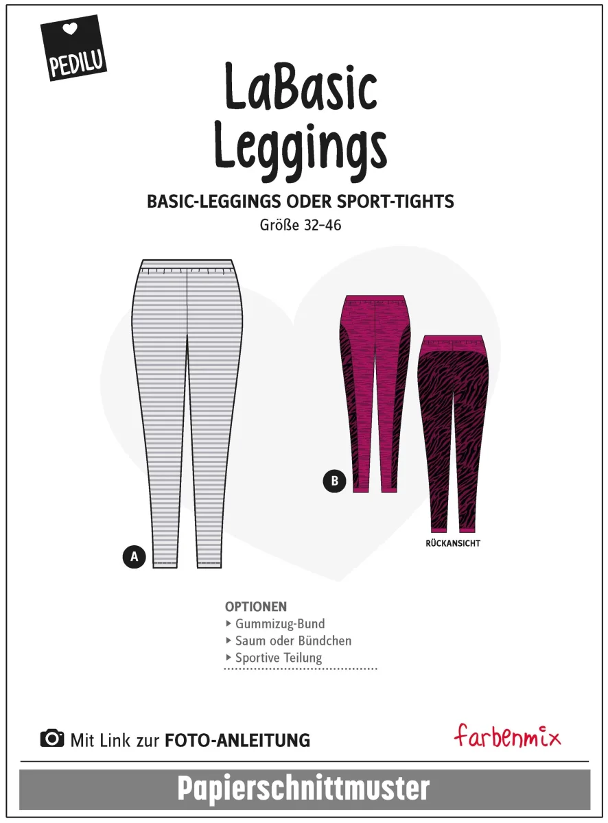 LaBasic Leggings, Schnittmuster – Bild 2