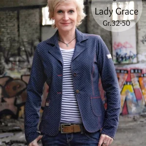Lady Grace, Sweatblazer, Schnittmuster