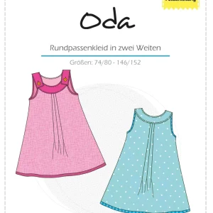 ODA, Kinderkleid in 2 Weiten, Schnittmuster-Ebook