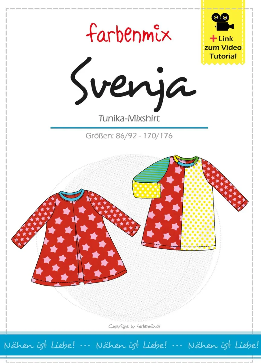 SVENJA, Tunikashirt, Schnittmuster-Ebook